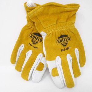New Shield Pro-Tect Industrial Welding Gloves Heat/Fire Resistant #01-0102 XL